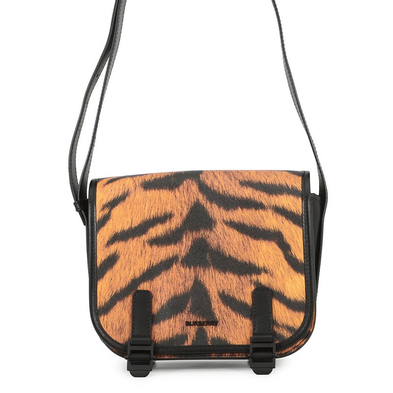 バーバリー ショルダーバッグ レオパード PVC レザー 8050873 BURBERRY 黒