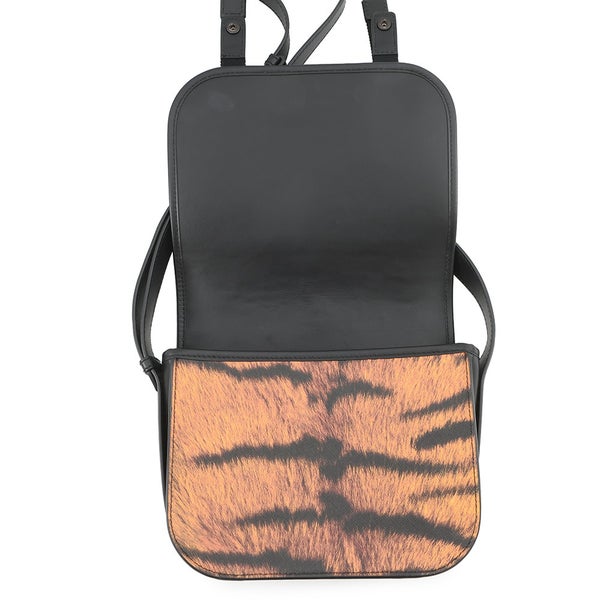 バーバリー ショルダーバッグ レオパード PVC レザー 8050873 BURBERRY 黒