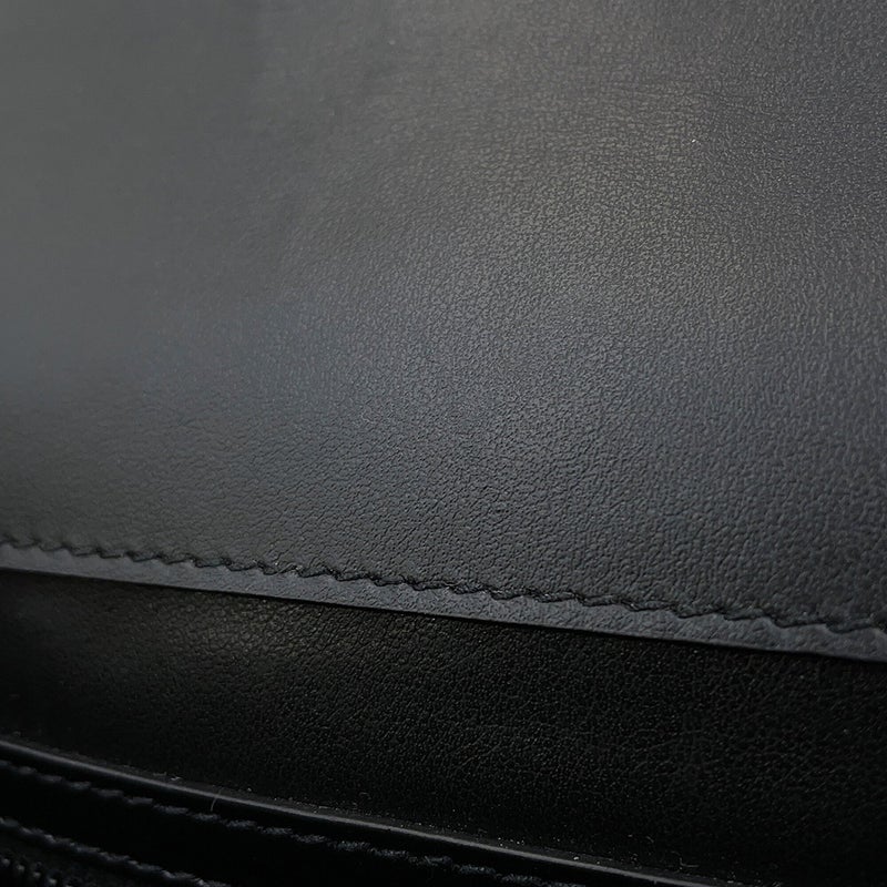 バーバリー ショルダーバッグ レオパード PVC レザー 8050873 BURBERRY 黒