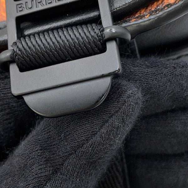 バーバリー ショルダーバッグ レオパード PVC レザー 8050873 BURBERRY 黒