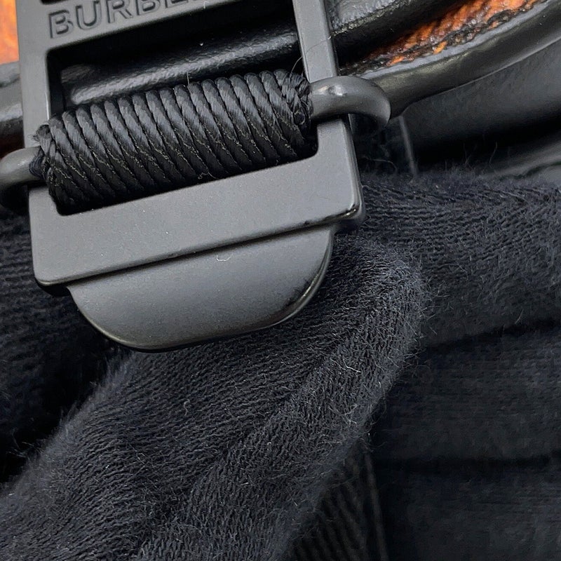 バーバリー ショルダーバッグ レオパード PVC レザー 8050873 BURBERRY 黒