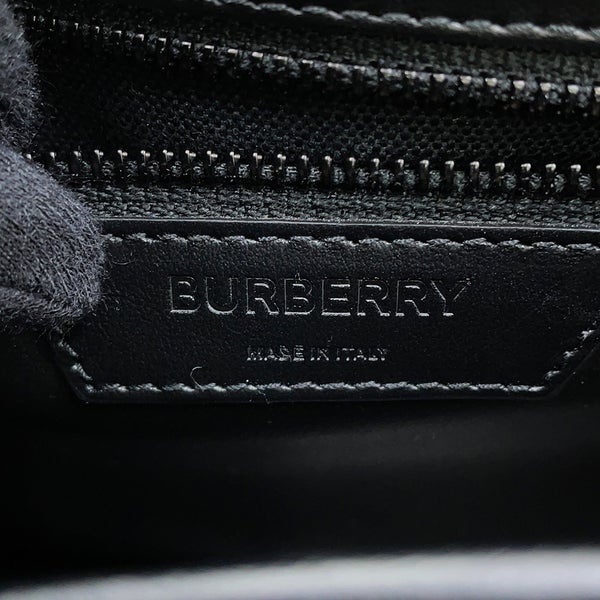 バーバリー ショルダーバッグ レオパード PVC レザー 8050873 BURBERRY 黒
