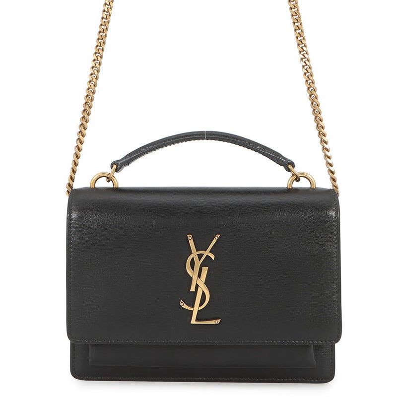 サンローランパリ チェーンウォレット サンセット カーフレザー 533026 SAINT LAURENT PARIS 財布 黒