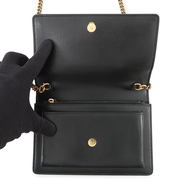 サンローランパリ チェーンウォレット サンセット カーフレザー 533026 SAINT LAURENT PARIS 財布 黒