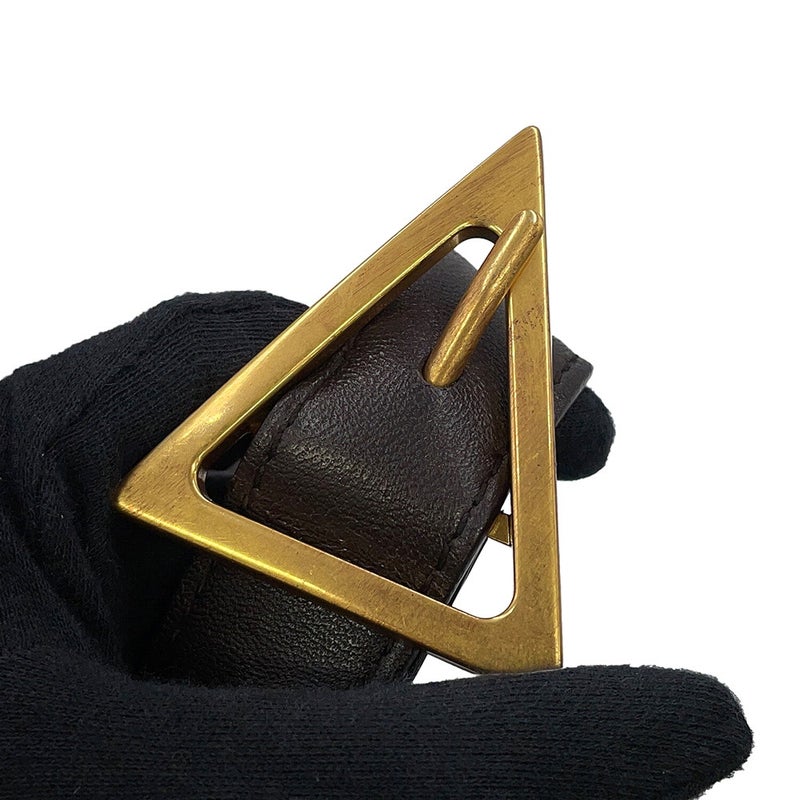 ボッテガヴェネタ ショルダーバッグ イントレチャート パデッド カセット ラムスキン 591970 BOTTEGA VENETA ブラウン