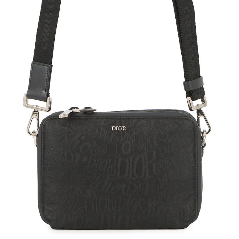 クリスチャン・ディオール ショルダーバッグ DIOR AND SHAWN STUSSY コラボ ナイロン 2PUBC237YZT Christian Dior 黒