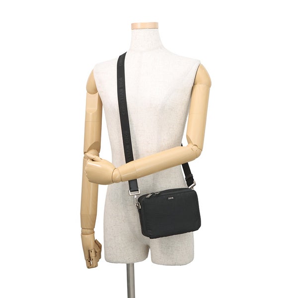 クリスチャン・ディオール ショルダーバッグ DIOR AND SHAWN STUSSY コラボ ナイロン 2PUBC237YZT Christian Dior 黒