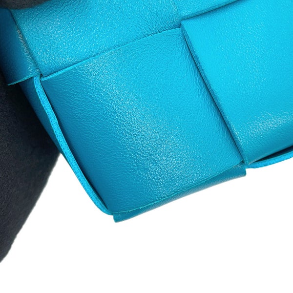 ボッテガヴェネタ ショルダーバッグ イントレチャート ミニ カセット バケット ラムスキン 680217 BOTTEGA VENETA