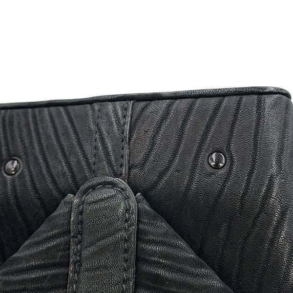 ヴァレクストラ ハンドバッグ トリックトラック レザー Valextra 黒