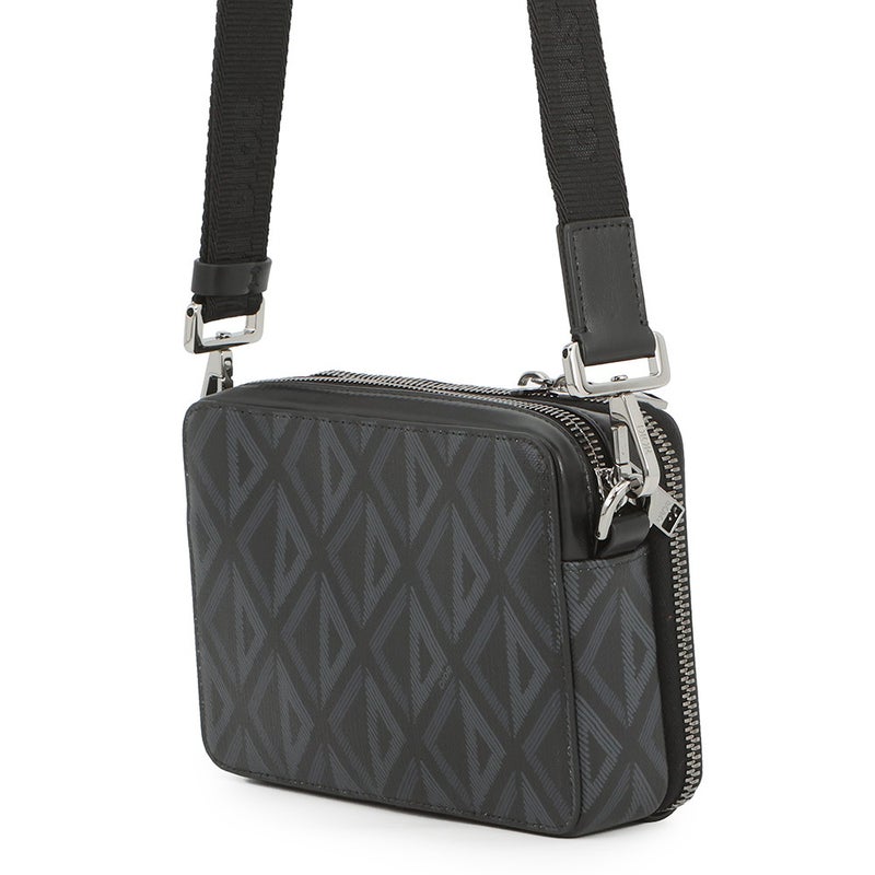 クリスチャン・ディオール ショルダーバッグ CDダイヤモンド メッセンジャーポーチ 2ESBC119DCO Christian Dior 黒