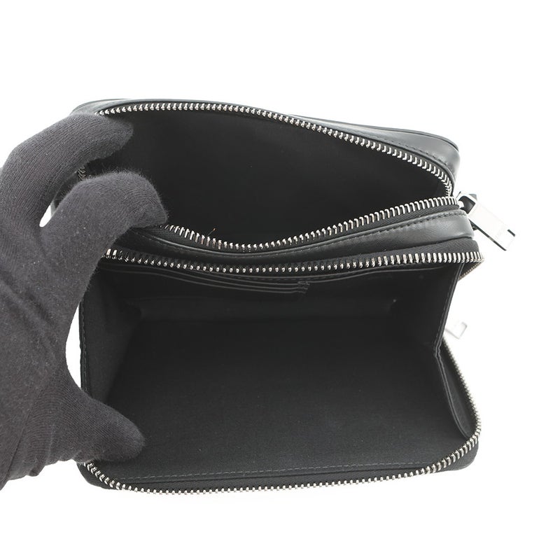 クリスチャン・ディオール ショルダーバッグ CDダイヤモンド メッセンジャーポーチ 2ESBC119DCO Christian Dior 黒