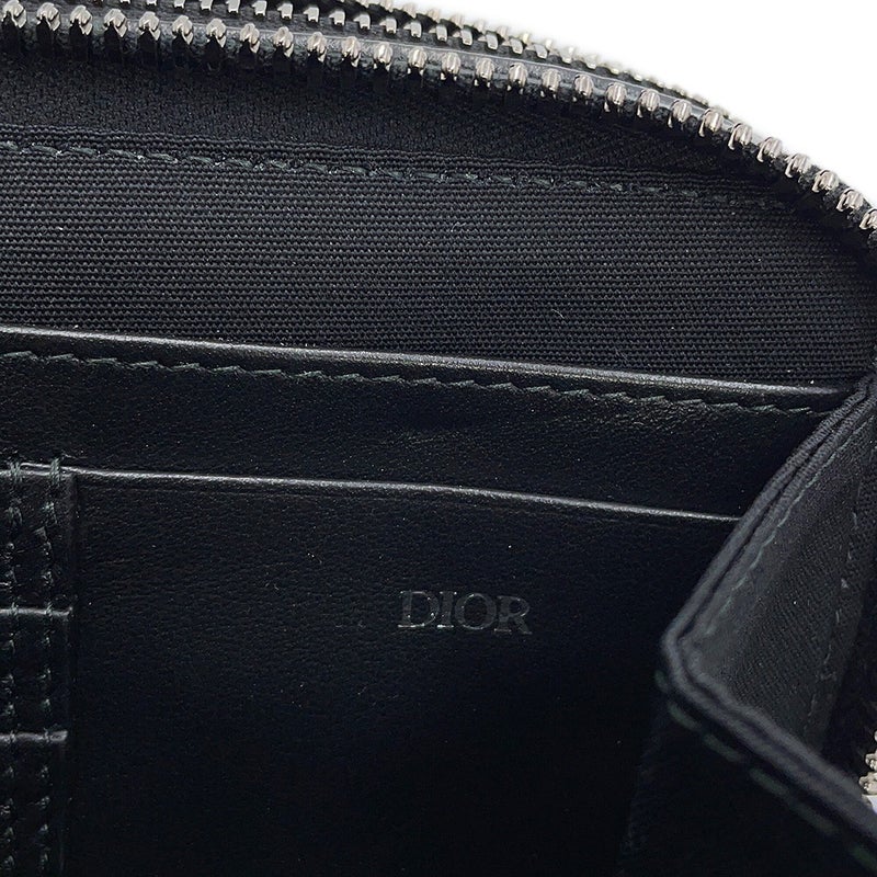 クリスチャン・ディオール ショルダーバッグ CDダイヤモンド メッセンジャーポーチ 2ESBC119DCO Christian Dior 黒