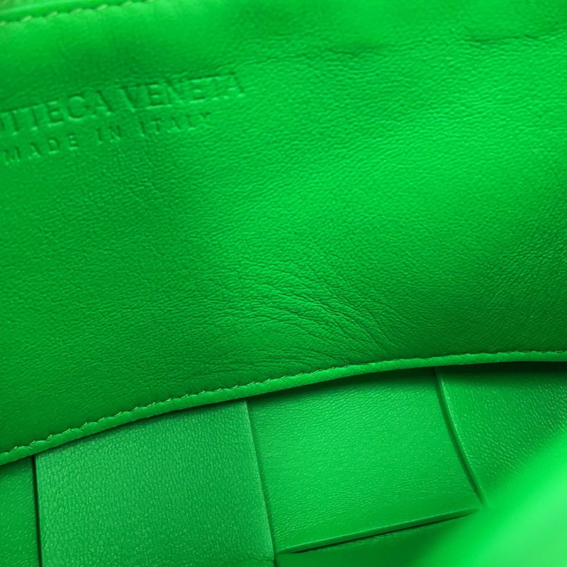 ボッテガヴェネタ ショルダーバッグ マキシイントレチャート カセット BOTTEGA VENETA グリーン