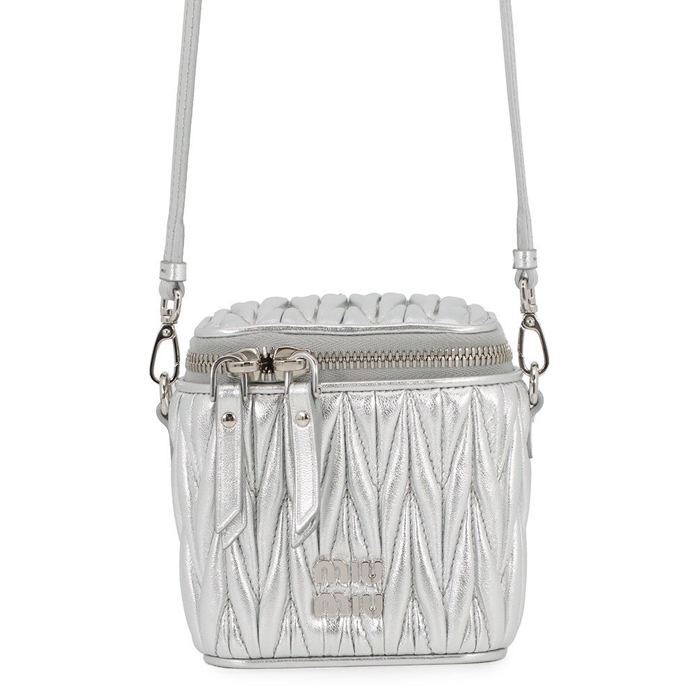 ミュウミュウ ショルダーバッグ マテラッセ マイクロバッグ レザー 5NR018 Miu Miu miu miu（ミュウミュウ） バッグ レディース マテラッセ マイクロ