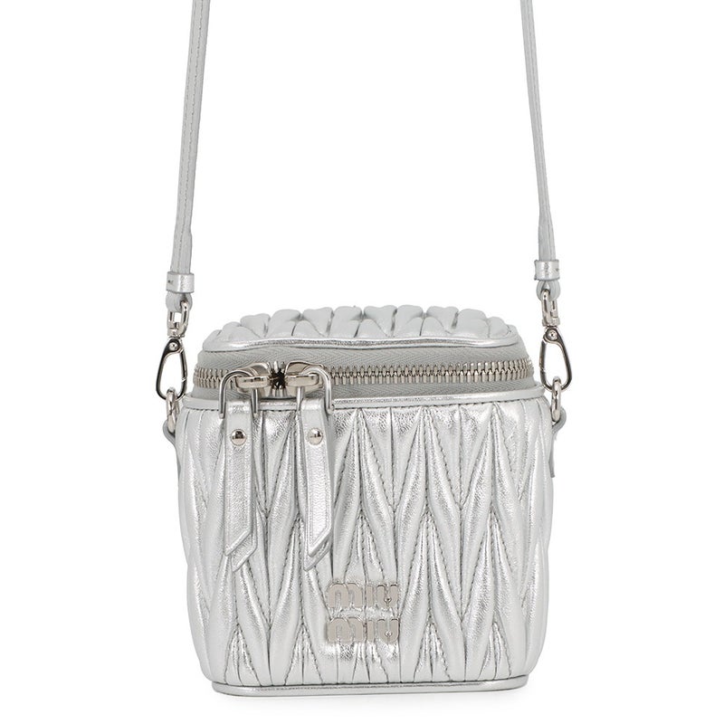 ミュウミュウ ショルダーバッグ マテラッセ マイクロバッグ レザー 5NR018 Miu Miu