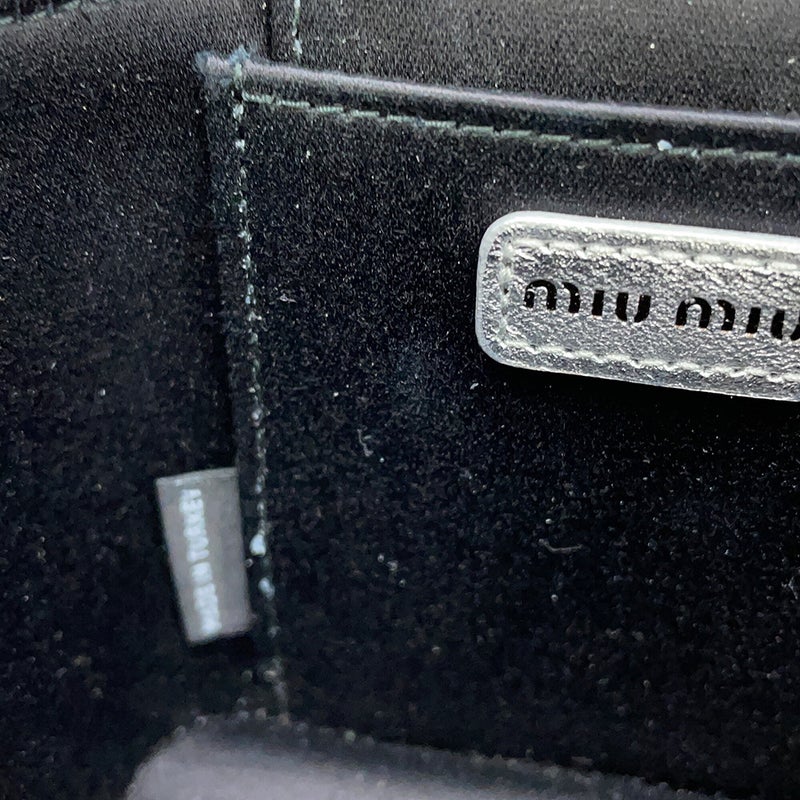 ミュウミュウ ショルダーバッグ マテラッセ マイクロバッグ レザー 5NR018 Miu Miu