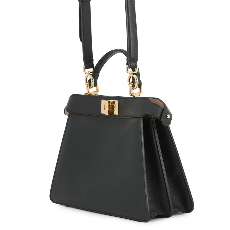 フェンディ ハンドバッグ ピーカブー アイシーユー ISEEU スモール 8BN327 2way 黒