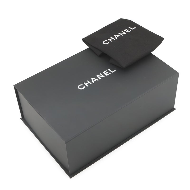 シャネル チェーンショルダーバッグ マトラッセ ココマーク トップハンドル スモール キャビアスキン AS5702 CHANEL 白