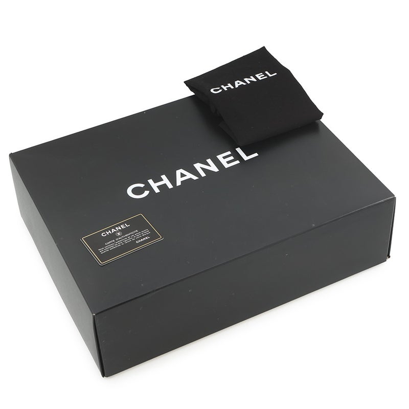 シャネル ハンドバッグ ココマーク チョコバー パテントレザー CHANEL 黒