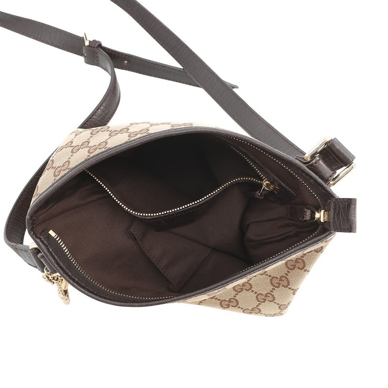 グッチ ショルダーバッグ シェリーライン ショルダーバッグ GGキャンバス レザー 144388 GUCCI バッグ