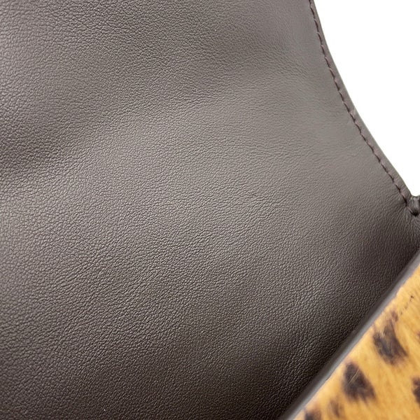 フェンディ ハンドバッグ レオパード柄 バゲット ミニ ハラコ 8BS017 FENDI 2wayショルダーバッグ