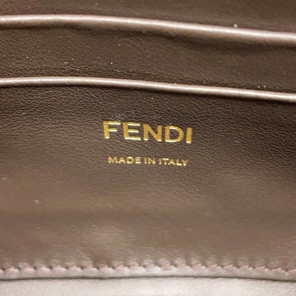 フェンディ ハンドバッグ レオパード柄 バゲット ミニ ハラコ 8BS017 FENDI 2wayショルダーバッグ