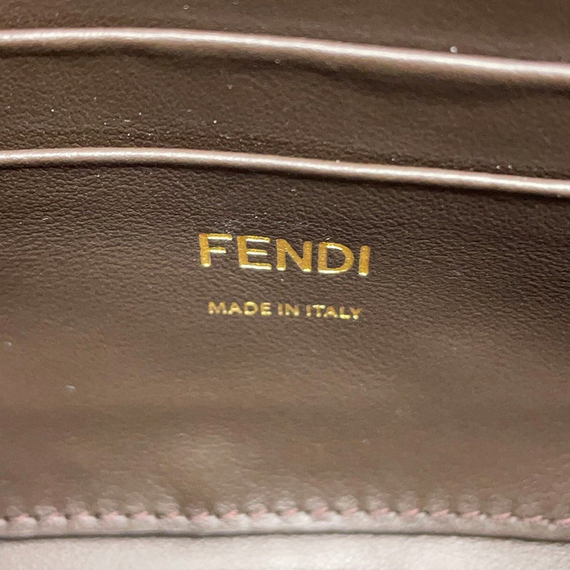 フェンディ ハンドバッグ レオパード柄 バゲット ミニ ハラコ 8BS017 FENDI 2wayショルダーバッグ