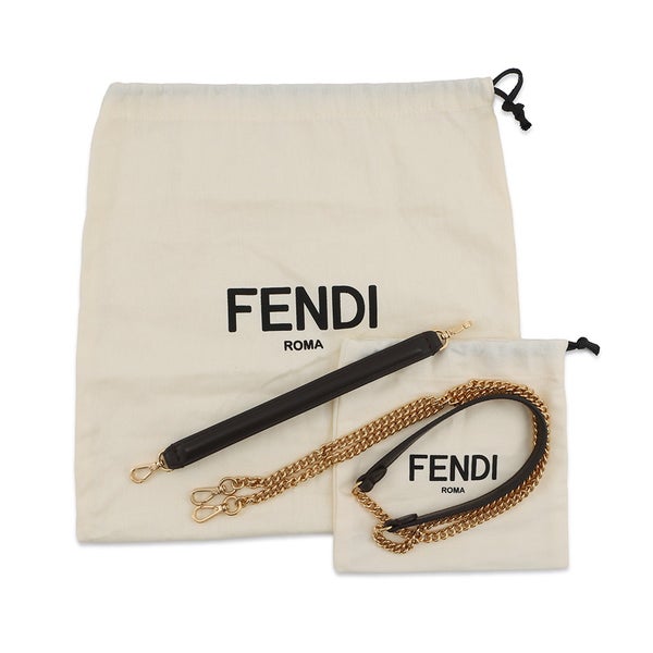フェンディ ハンドバッグ レオパード柄 バゲット ミニ ハラコ 8BS017 FENDI 2wayショルダーバッグ