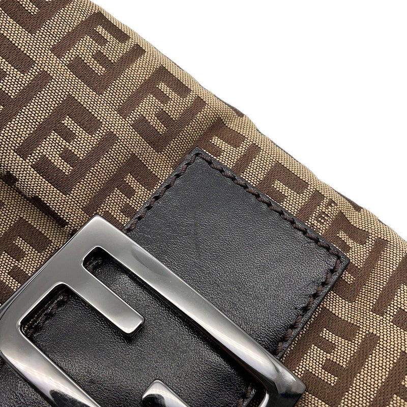 フェンディ ハンドバッグ ズッキーノ ミニ マンマバケット キャンバス/レザー 8BK005 FENDI ミニバッグ