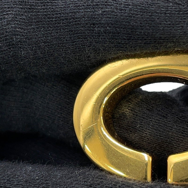 ディオール ハンドバッグ C'est Dior セディオール CDエンボス ミディアム カーフレザー M2271UBHA 2way 黒