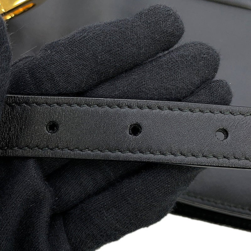 ディオール ハンドバッグ C'est Dior セディオール CDエンボス ミディアム カーフレザー M2271UBHA 2way 黒