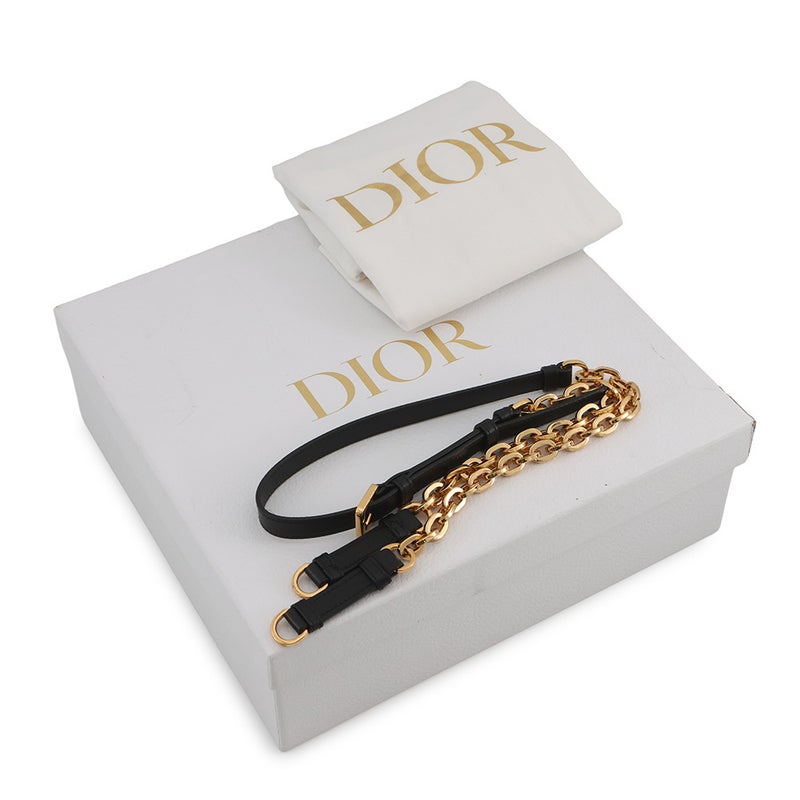 ディオール ハンドバッグ C'est Dior セディオール CDエンボス ミディアム カーフレザー M2271UBHA 2way 黒