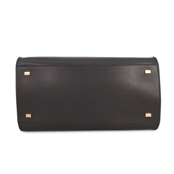 ザ ロウ ハンドバッグ ソフトマルゴー12 レザー W1586 THE ROW 2way 黒