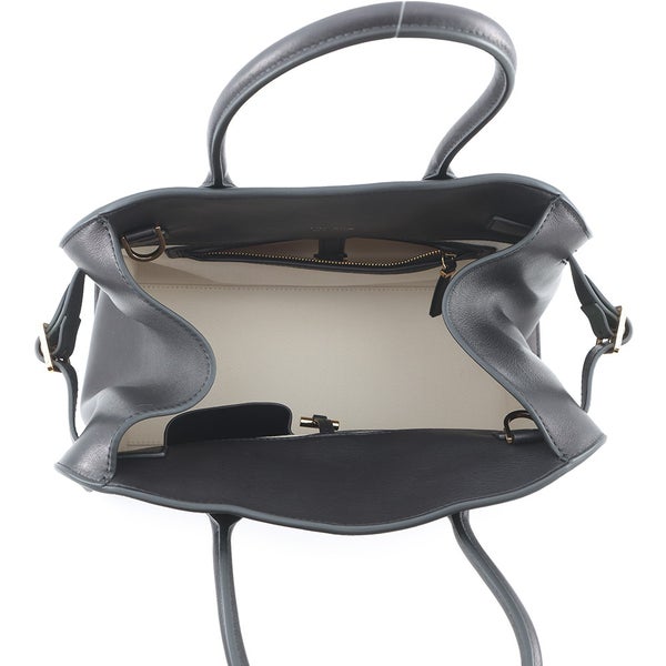 ザ ロウ ハンドバッグ ソフトマルゴー12 レザー W1586 THE ROW 2way 黒