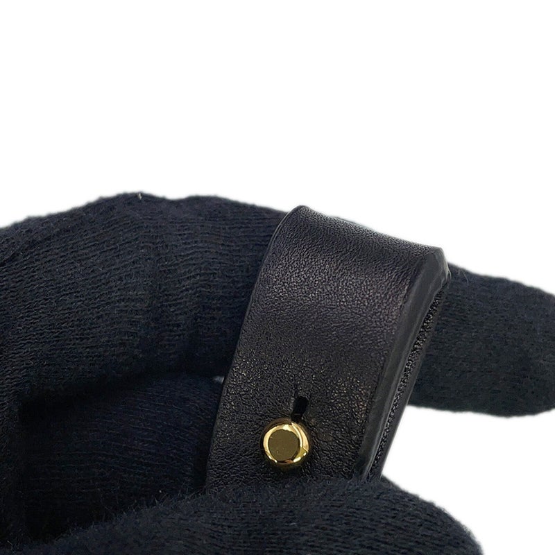 ザ ロウ ハンドバッグ ソフトマルゴー12 レザー W1586 THE ROW 2way 黒