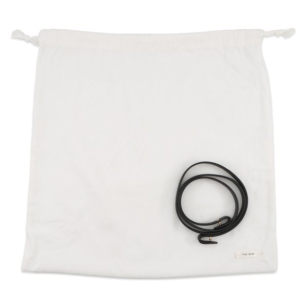 ザ ロウ ハンドバッグ ソフトマルゴー12 レザー W1586 THE ROW 2way 黒