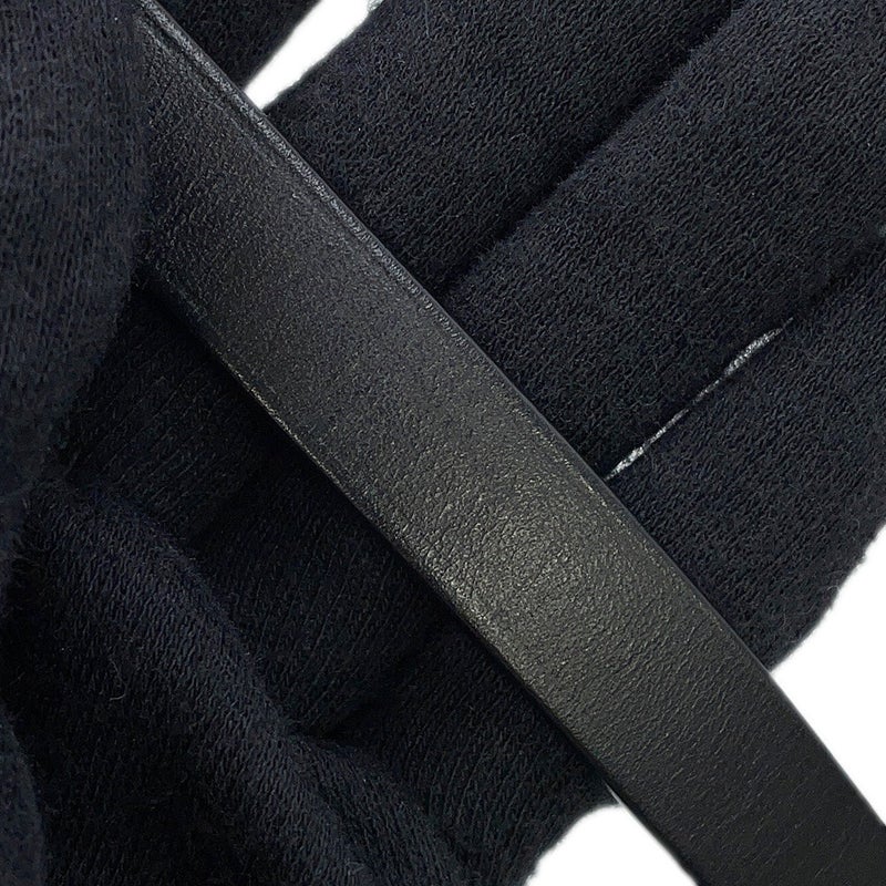 ゴヤール ショルダーバッグ ミノディエール PVC レザー GOYARD 黒