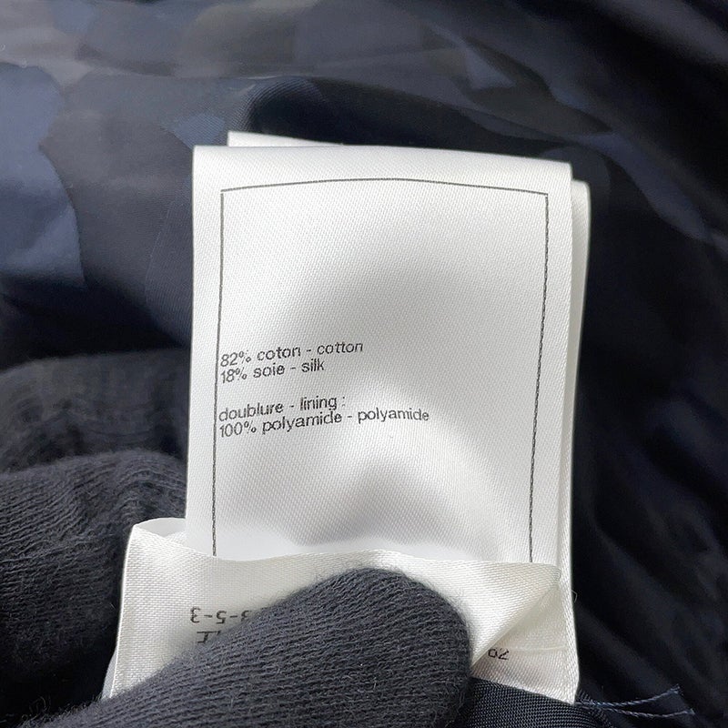 シャネル ジャケット トレンチコート ショート丈 コットン シルク レディースサイズ34 P80388 CHANEL アウター