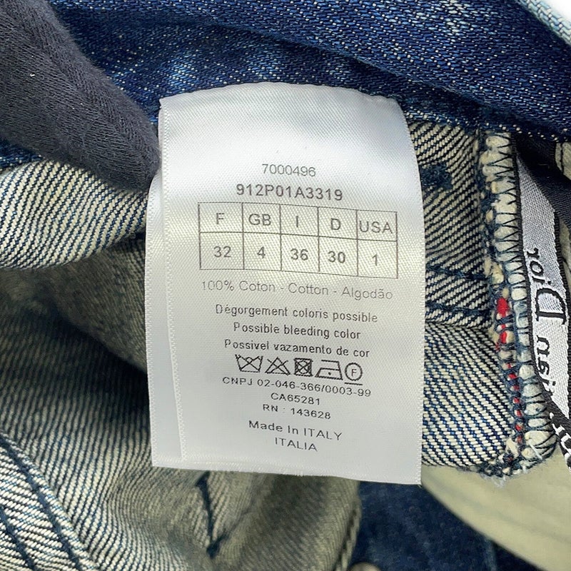 クリスチャン・ディオール パンツ ボーイフレンドジーンズ デニム レディースサイズ32 912P01A3319 ボトムス