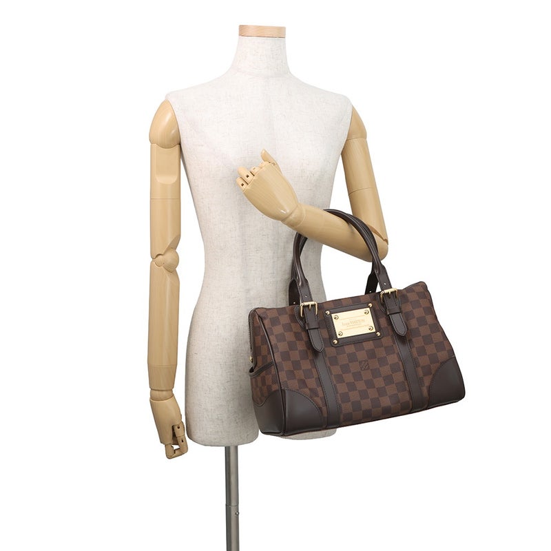 ルイヴィトン ハンドバッグ ダミエ・エベヌ バークレー N52000 LOUIS VUITTON ヴィトン バッグ ボストン