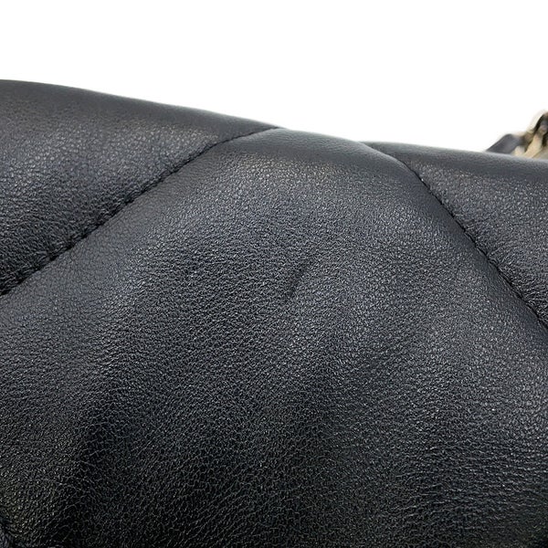 シャネル チェーンショルダーバッグ CHANEL19 ココマーク シャイニーラムスキン AS1160 CHANEL 黒