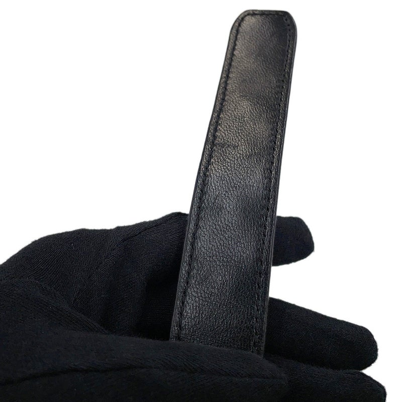 シャネル チェーンショルダーバッグ CHANEL19 ココマーク シャイニーラムスキン AS1160 CHANEL 黒