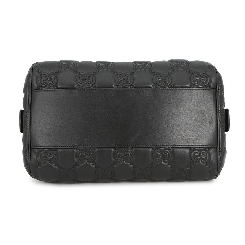 グッチ ハンドバッグ GGマトラッセ レザー 702242 GUCCI 2wayショルダーバッグ 黒 アウトレット品