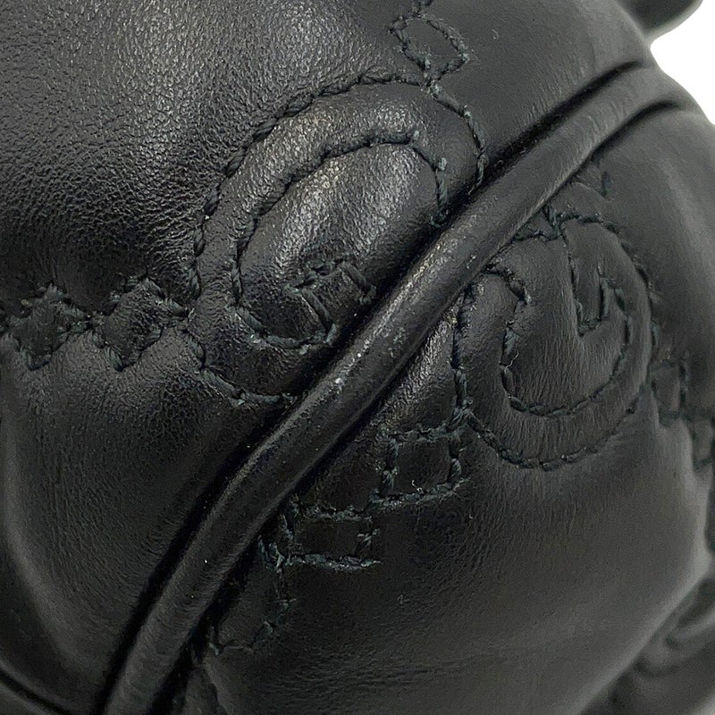 グッチ ハンドバッグ GGマトラッセ レザー 702242 GUCCI 2wayショルダーバッグ 黒 アウトレット品