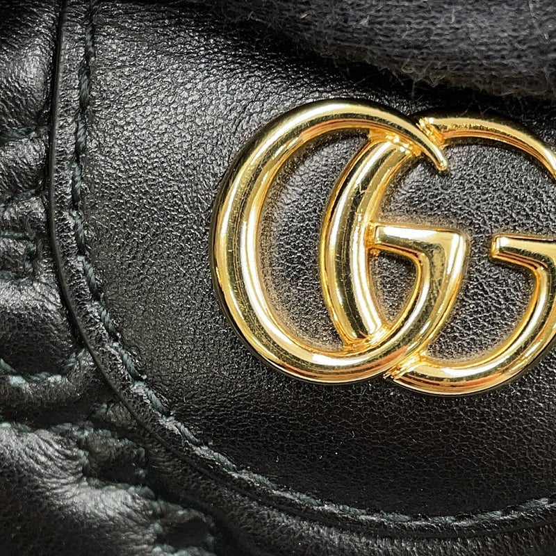 グッチ ハンドバッグ GGマトラッセ レザー 702242 GUCCI 2wayショルダーバッグ 黒 アウトレット品