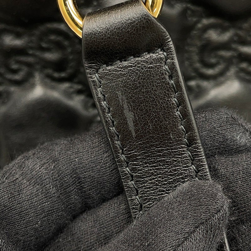 グッチ ハンドバッグ GGマトラッセ レザー 702242 GUCCI 2wayショルダーバッグ 黒 アウトレット品