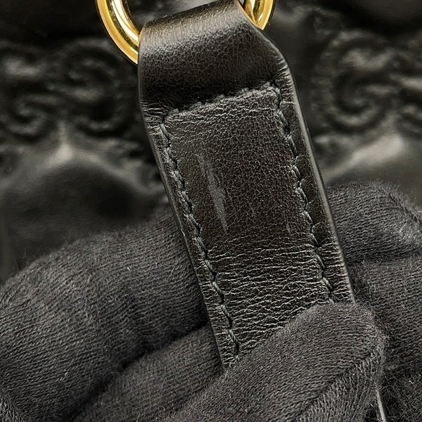 グッチ ハンドバッグ GGマトラッセ レザー 702242 GUCCI 2wayショルダーバッグ 黒 アウトレット品