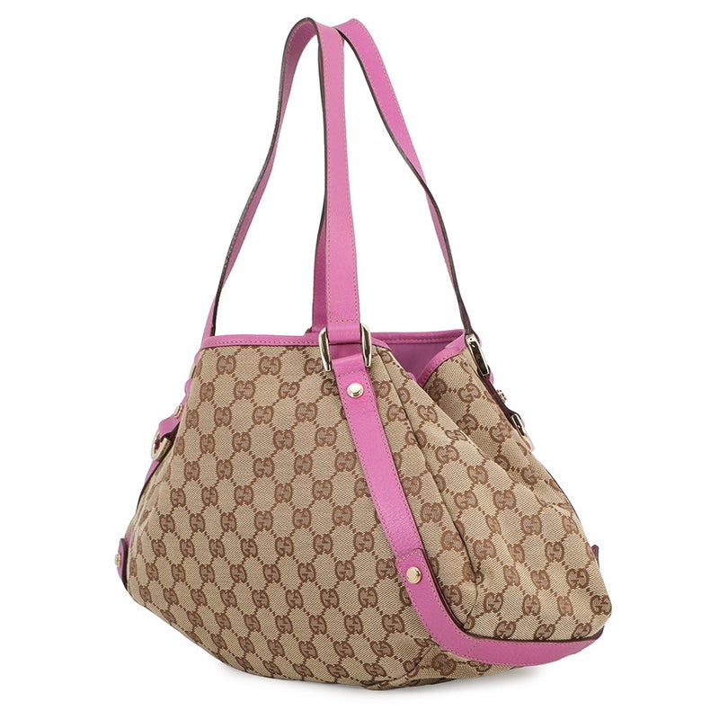 グッチ ショルダーバッグ アビー GGキャンバス レザー 130736 GUCCI トートバッグ