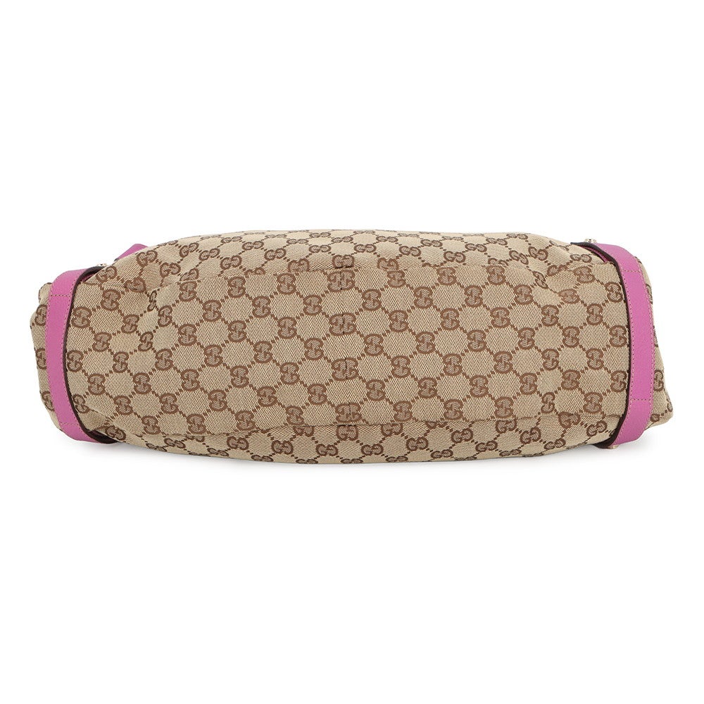 グッチ ショルダーバッグ アビー GGキャンバス レザー 130736 GUCCI トートバッグ GUCCI（グッチ） アビー トートバッグ GGキャンバス 130736 ブラウン