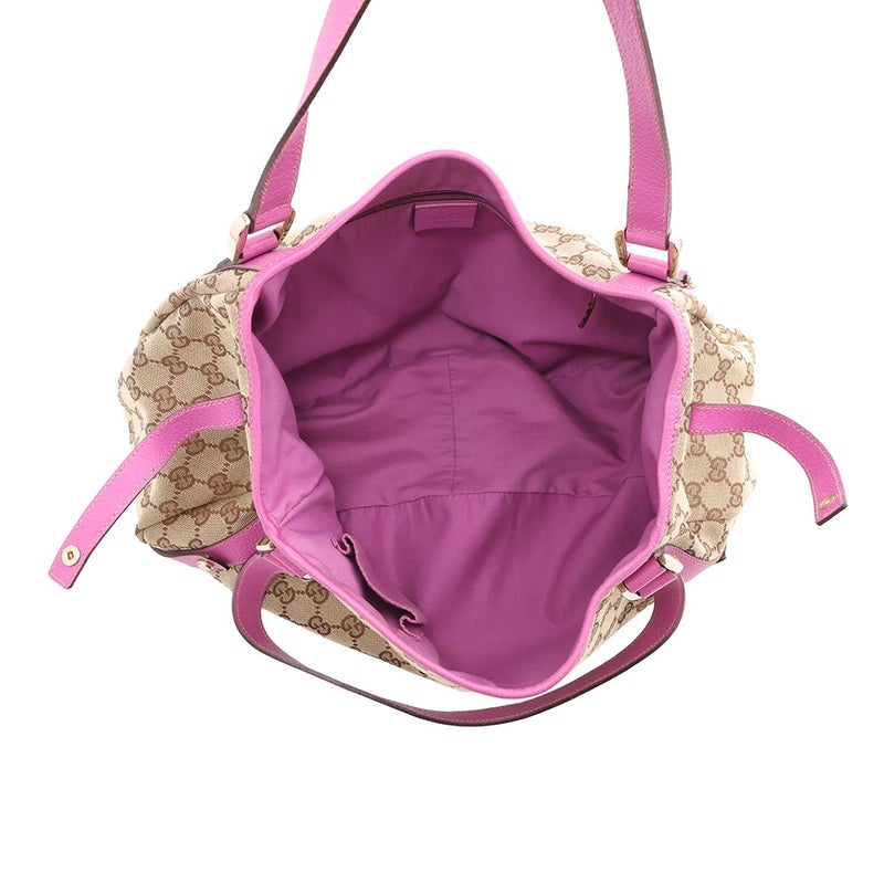 グッチ ショルダーバッグ アビー GGキャンバス レザー 130736 GUCCI トートバッグ